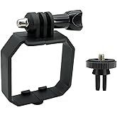 Action Camera Mount Holder, Drone Gimbal Extension Mount Bracket with 1/4" Screw Adapter for DJI Mini 4 Pro/Mini 3/Mini 3 Pro