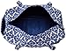 Vera Bradley Women's Cotton Large Travel Duffel Bag, Cobalt Tile, One Size