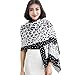 SHENGXILU Women's Double Side Cashmere Leopard Scarf
