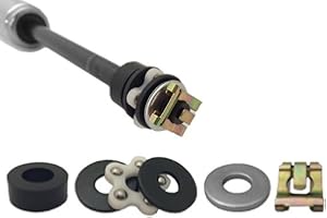 CHAIRPARTSONLINE Replacement Hardware Repair Kit for Office Chair Gas Lift Cylinder - Includes Clip, washers, & Bearing - S4451-K