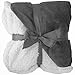 DG Hill Floral Embossed Sherpa Throw Blanket 50
