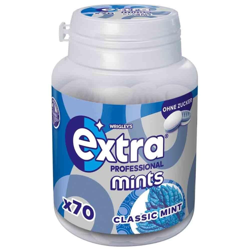 Extra Professional Mint Zuckerfreie Lutschpastillen, Multipack mit 6 x 70 Lutschbonbons, Süßigkeiten mit Minzgeschmack, Xylitol Mints, Lutschbonbons für frischen Atem 2