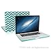 TOP CASE Chevron Series Rubberized Hard Case Compatible MacBook Pro 15