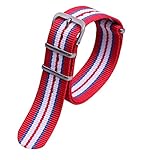 Colorful Durable Stylish Nylon NATO Style Watch Straps Bands Replacements for Men Women