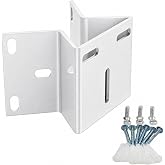 Security Camera Corner Mount Bracket Compatible with Reolink, 1 Pack | 90-degree clamp, 2.2-4.3 in diameter range, eaves and stairwell placement, hardware included