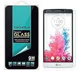 TechFilm®- LG G3 Vigor [Tempered Glass] Screen Protector, Premium Ballistic Glass Round Edge [0.3mm] Ultra-Clear Anti-Scratch, Anti-Fingerprint, Bubble Free, Maximum Screen Protection from Bumps, Drops, Scrapes, and Marks [1 Pack]- Retail Packaging