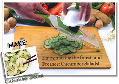 image for Premium Handheld Mandoline Slicer by Losang | Adjustable Stainless Ste