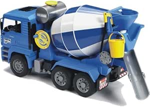 Bruder 02744 MAN Cement Mixer Realistic Construction Truck for Pretend Play