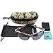 MOTELAN Polarized Casual Sports Sunglasses Tr90 Camouflage Unbreakable Frame for Driving Fishing Hunting