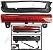 APDTY 034314-G 3rd Third High Mount Brake Light w/Rubber Weatherstrip Seal