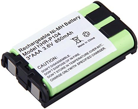 High Performance HHR P104 HHR-P104A 850mAh 3.6V Home Cordless Phone Batteries Rechargeable Batteries for HHR-P104 P104A KX-FG6550 KX-TG2388B (1Pack)