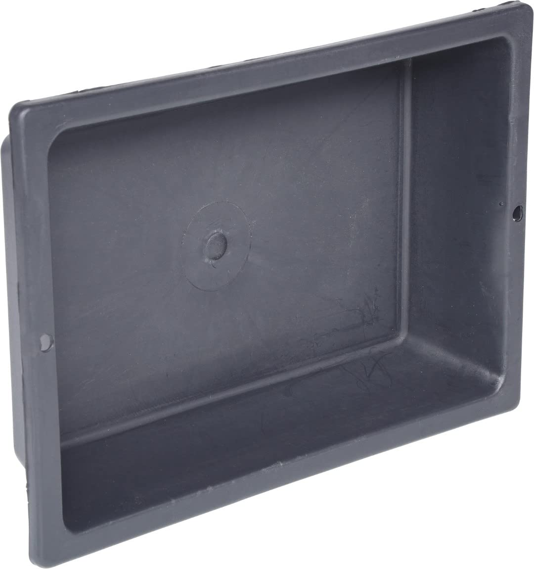 KS TOOLS 140.0043 Concrete Mortar Tray Plastic Black – Masonry Trough Without Handle – 3 L – 310 x 210 x 70 cm – Practical and Easy to Use Masonry/Construction Tools/Building Tools