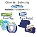 Cloudz Dual Comfort Microbead Airplane Travel Neck Pillow. Soft Cozy Plush Fabric on One Side Cool Relaxing Spandex on the Other! Customize your Comfort and Support at Home or On the Go! Bright Purple
