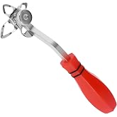 Abizarch Windshield Locking Strip Tool Car Windscreen Removal &amp; Installation Tools Steel &amp; Plastic Windshield Seal Strip Remover Windshield Glue Removal Tool Car Repair Accessories(Gules)