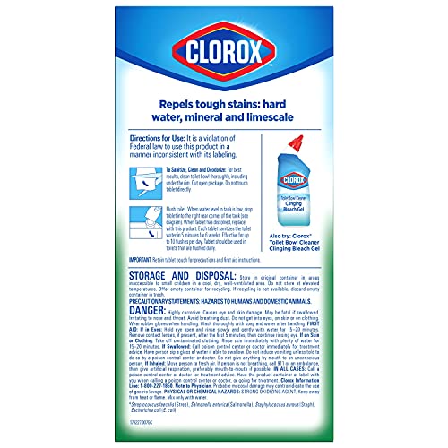 Clorox Ultra Clean Toilet Tablets Bleach 3.53 Ounces, 4 Count (Package