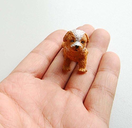 PET Sitthing Puppy Dog Cute 1/12 Dollhouse Miniature Animal