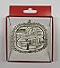 New York State Brass Christmas Ornament Souvenir Gift