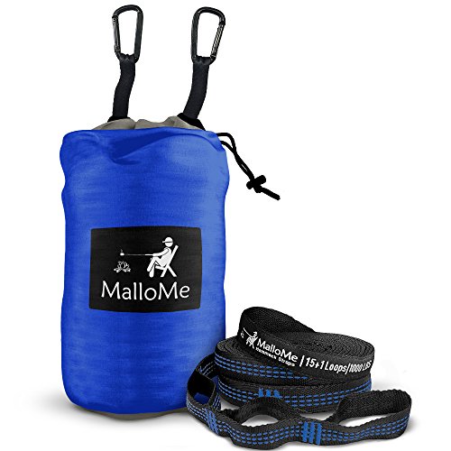 image for MalloMe Double & Single Portable Camping Hammock - Parachute Lightweig