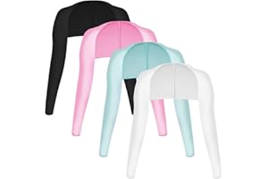 Yookat 4 Pieces Cooling Shawl Golf Cooling Shawl Arm Sleeve Sun Protection Golf Shrug for Women Men Outdoor Sports