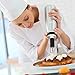 Whipped Cream Dispenser By Pura Vida – Durable, All Aluminum Body & Head – 3 Stainless Steel Decorating Tips & A Brush – Half Quartz Size – Dishwasher Safe – Gift Box Packaging – Easy Instructions