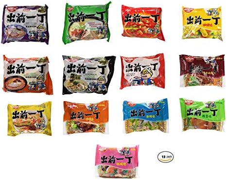 Nissin Demae Ramen Instant Noodle 13 Variety Flavors (Pack of 13)