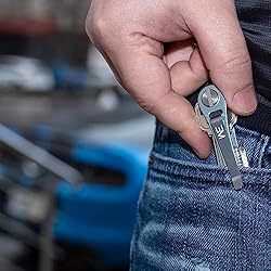 EM Key Holder Keychain for Men - Aircraft-Grade
