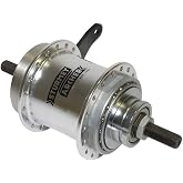Sturmey Archer S2C Kick-Shift Hub Kit 36h 116mm Silver with Coaster Brake | Sturmey-Archer S2C 2-Speed Kick-Shift Hub Kit with Coaster Brake, 36h, Silver
