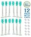 Electric Toothbrush Replacement Head Compatible with Phillips Sonicare ProResults; DiamondClean; FlexCare; HealthyWhite; EasyClean; PowerUp, 2 Series, 3 Series | High Quality for Longer Use | 12 Pack