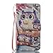 Firefish iPhone 7 Plus Case,iPhone 8 Plus Case,Magnetic PU Wallet Cover Durable Stand Cover Credit Card Holder Flip Folio Cover with Strap Birthday Gift Christmas for Apple iPhone 7 Plus-Bird