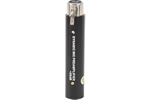 In Line Microphone Preamp, Electronics DM1 Active Inline Microphone Preamplifier 28dB High Gain Lossless Amplification XLR 3 