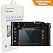 Exuun Q (TYP 116) Tempered Glass Screen Protector, Optical 9H Hardness 0.3mm Ultra-Thin DSLR Camera LCD Tempered Glass for Q (TYP 116) Digital Camera
