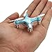 Annymall Cheerson CX-10 29mm 4 Channel 2.4GHz Radio Control RC Mini Quadcopter Helicopter Drone 6-Axis Gyro UFO with LED Flash Light with Transmitter (Blue)