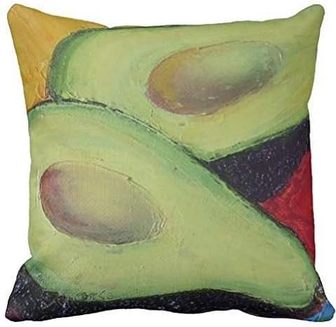 Green Avocado Throw pillow case 22*22