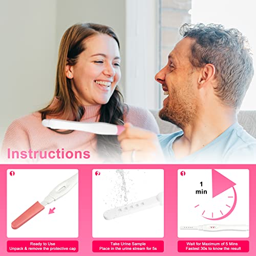 HCG Pregnancy Tests 1 Test/Bag 3 Tests/Box Early Detection Home Test, Woman Individually Sealed Early Pregnancy Home Detection Kits
