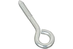 National Hardware N220-707 2150BC Lag Screw Eye in Zinc plated,3/8" x 4-1/2"