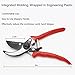 Deercy Pruning Shears, Garden Shears, Hand Pruner, Sharp Tree Trimmers Secateurs Hand Pruner Clippers with Safety Lock.