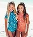 Mahina Mermaid Swim Shirt, Aqua (Size 12)