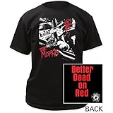 The Misfits- Better Dead On Red (Front/Back) T-Shirt Size L