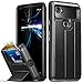 VENA Google Pixel 2 XL Wallet Case, [vCommute][Military Grade Drop Protection] Flip Leather Cover Card Slot Holder with Kickstand for Google Pixel 2 XL (Space Gray/Black)