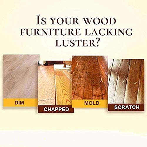 Wood Seasoning Beeswax Beeswax Polish for Wood & Furniture Natural Unscented Beeswax Furniture Wood Polish and Conditioner, 85g (1PC) - Thumbnail 3