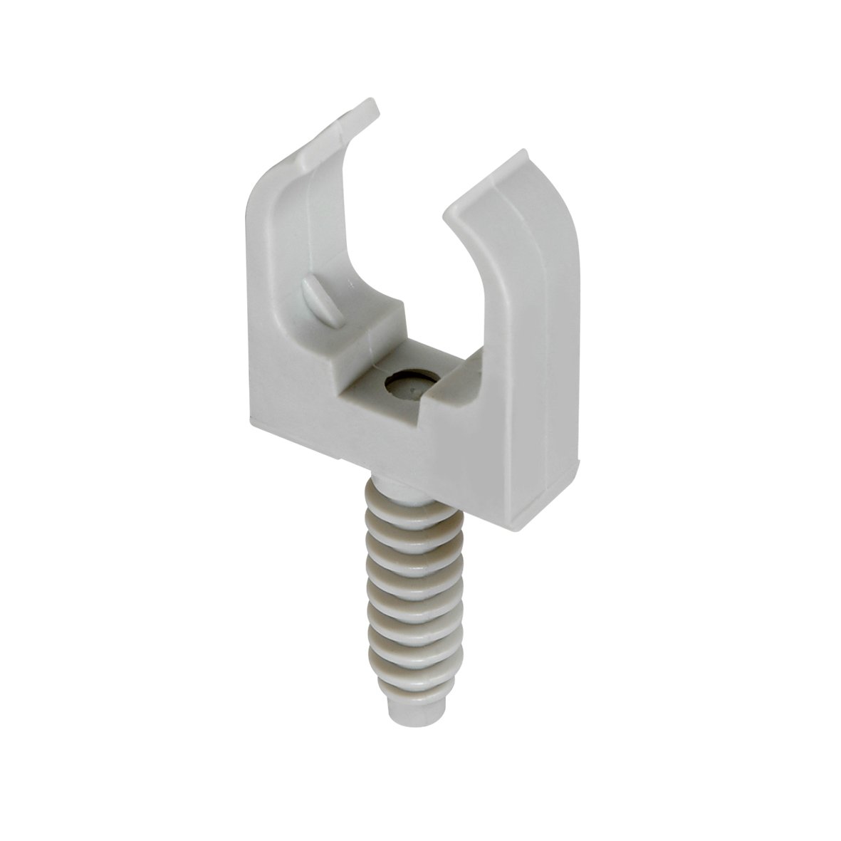 Debflex 709072 10 Clips + 10 Wall Plugs D25 Grey