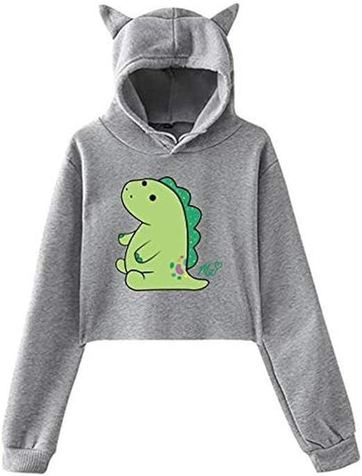 WAWNI Moriah Elizabeth Me Merch Kawaii Hoodie Funny Girls Cat Ear Crop