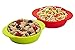 Kinderville Little Bites Bowls (Set of 2, Red / Green)