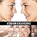 Color Changing Liquid Foundation, Foundation Cream, Hides Wrinkles & Lines,BB Cream, Covering Imperfections Liquid Complete Foundation Cover, Fluid Foundation Color Changing Flawless