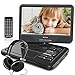 WONNIE 12.5 Inch Portable DVD Player with 4 Hour Rechargeable Battery,10.5
