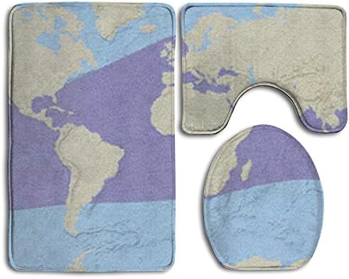 NEW Sea Turtle Species Of The World Popular Bath 3-Piece Rug Set For Unisex
