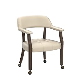 JESONVID Set of 4 Dining Leather Chairs with