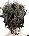 Kalyss 12 inch Short Wavy Culry Ponytail Handmade Braid Hair Extension With Claw Clip In Hairpiece