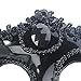 Coxeer Masquerade Mask Pure Color Venitian Mask Mardi Gras Mask with Flower