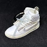 Air Jordan 1 I High Retro Off White NRG Europe OG Sneakers Shoes 3D Keychain Figure